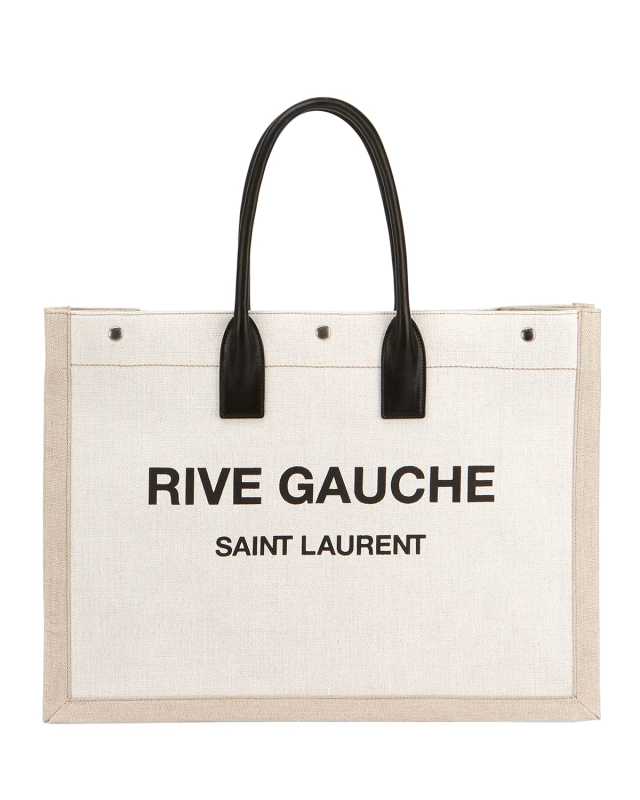 Noe Cabas Large Rive Gauche Canvas Tote Bag